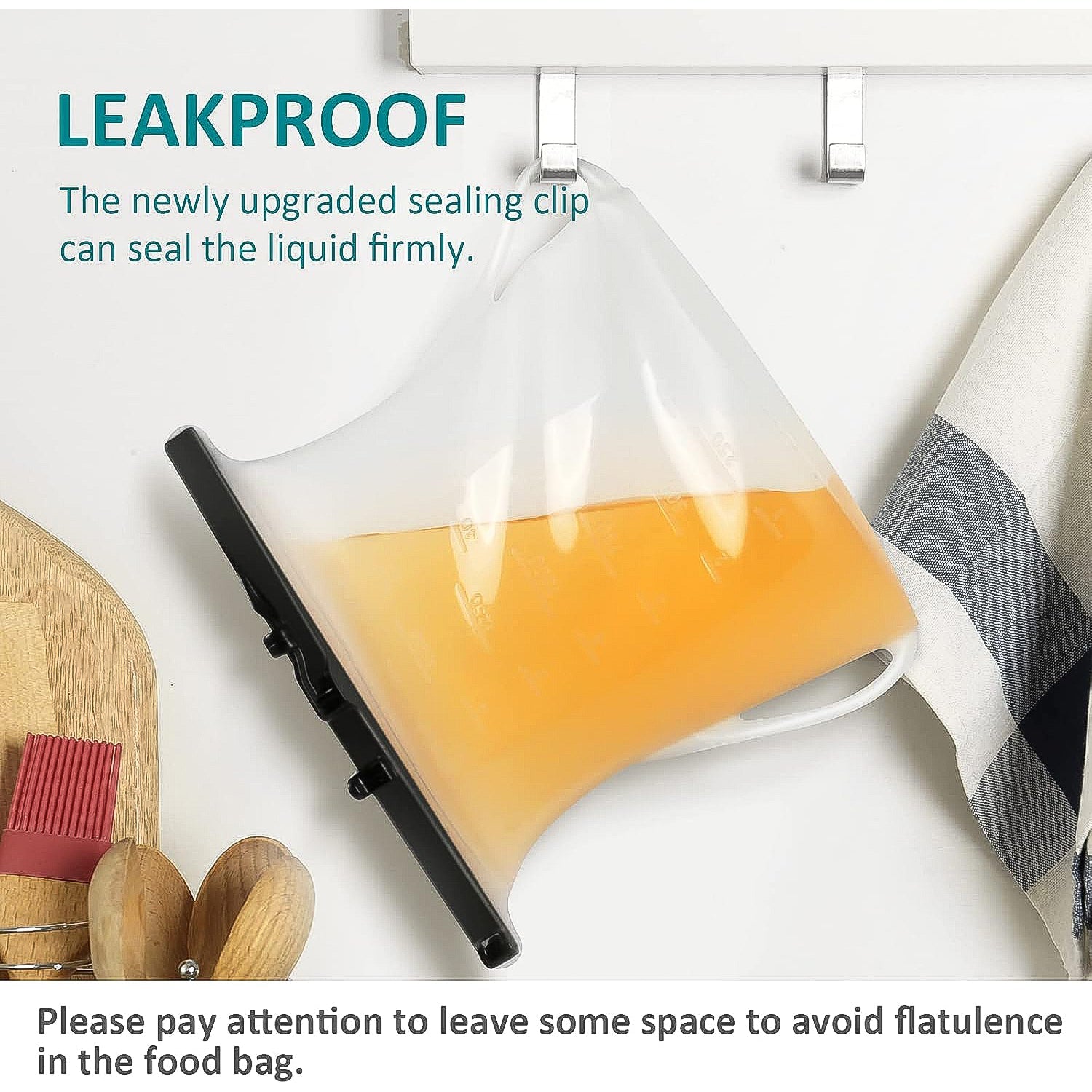 Reusable Silicone Food Bag – Leakproof, Flat Bottom, BPA-Free, Microwave & Dishwasher Safe Reusable Silicone Food Bag – Leakproof, Flat Bottom, BPA-Free, Microwave & Dishwasher Safe